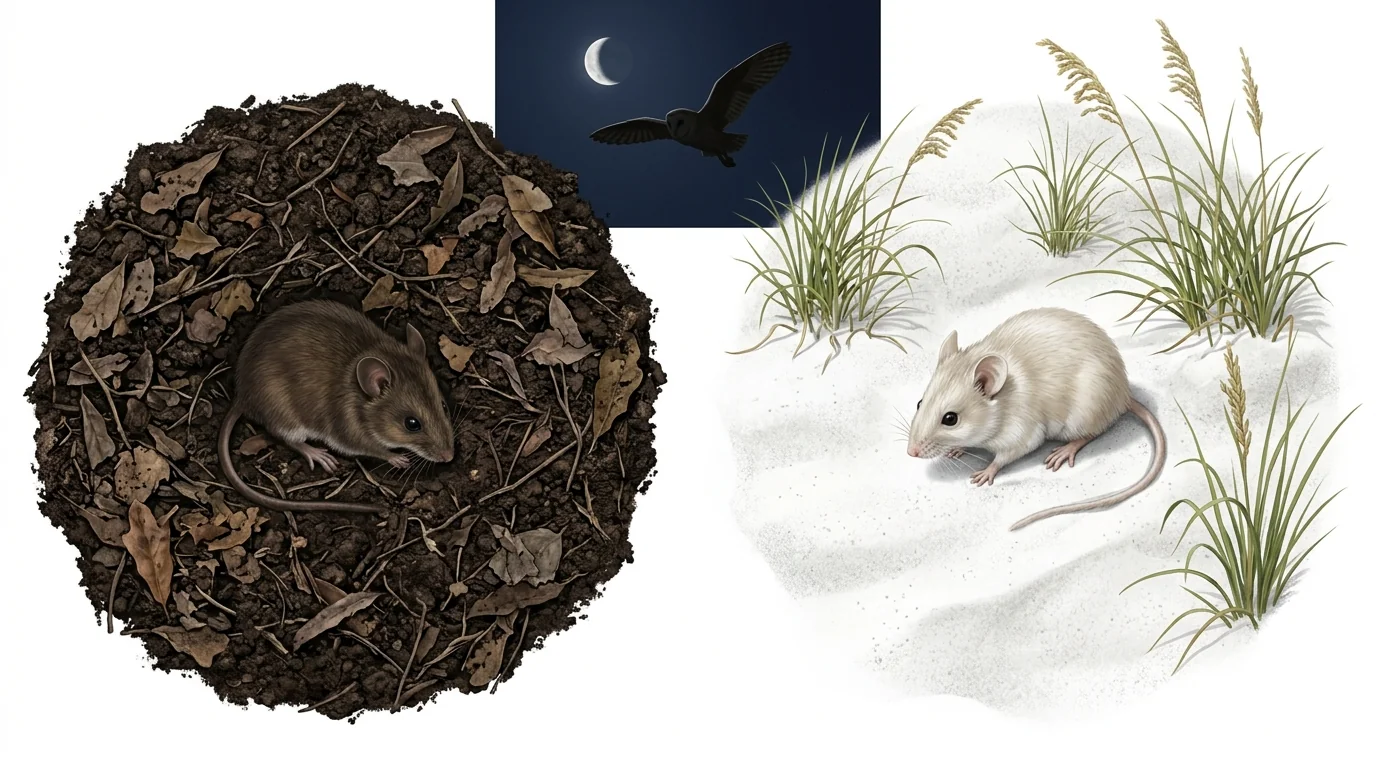 Sự thích nghi màu lông ngụy trang và áp lực chọn lọc tự nhiên ở loài chuột Peromyscus polionotus